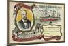 Ferdinand De Lesseps, French Entrepreneur and Canal Builder-null-Mounted Giclee Print