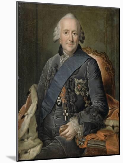 Ferdinand duc de Brunswick, général en chef des armées prussiennes (1721-1792)- il porte l'ordre-null-Mounted Giclee Print