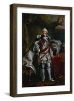 Ferdinand Duke of Brunswick-Lueneburg Attired as Knight of the Garter, C.1763-Johann Georg Ziesenis-Framed Giclee Print