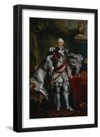 Ferdinand Duke of Brunswick-Lueneburg Attired as Knight of the Garter, C.1763-Johann Georg Ziesenis-Framed Giclee Print