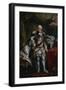 Ferdinand Duke of Brunswick-Lueneburg Attired as Knight of the Garter, C.1763-Johann Georg Ziesenis-Framed Giclee Print