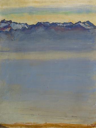 Lake Geneva with Savoyer Alps, 1907