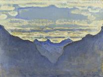 Lake Geneva with Savoyer Alps. 1907-Ferdinand Hodler-Giclee Print