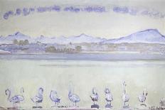 Lake Geneva with Savoyer Alps. 1907-Ferdinand Hodler-Giclee Print