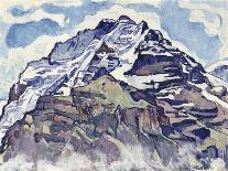 The Jungfrau, as Seen from Muerren-Ferdinand Hodler-Giclee Print