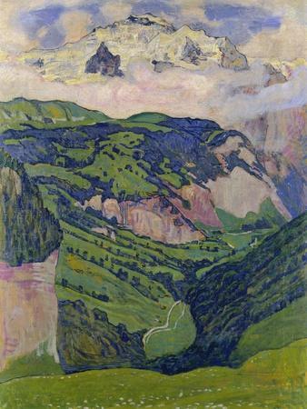 The Jungfrau, View from the Isenfluh, 1902