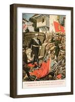 Ferdinand I, King of Bulgaria Entering Seized Turkish Territory-null-Framed Giclee Print