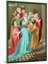 Ferdinand I of Aragon and His Queen at Prayer, 1417-null-Mounted Giclee Print