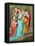 Ferdinand I of Aragon and His Queen at Prayer, 1417-null-Framed Stretched Canvas