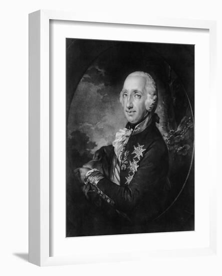 Ferdinand I of Bourbon, King of the Two Sicilies-Johann Peter Pichler-Framed Giclee Print