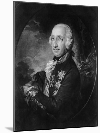 Ferdinand I of Bourbon, King of the Two Sicilies-Johann Peter Pichler-Mounted Giclee Print