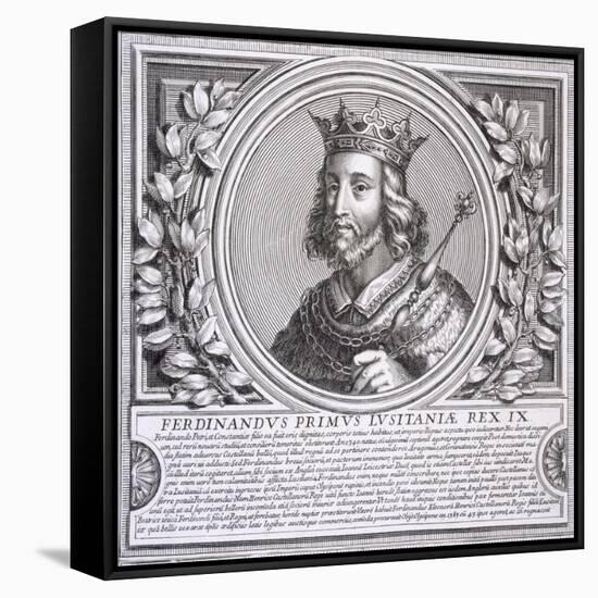 Ferdinand I of Portugal (Litho)-null-Framed Stretched Canvas