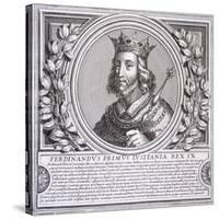 Ferdinand I of Portugal (Litho)-null-Stretched Canvas