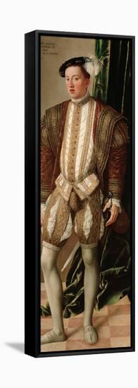 Ferdinand II De Tyrol (De Habsbourg), Archiduc D'autriche - Portrait of Ferdinand II (1529-1595), A-Jakob Seisenegger-Framed Stretched Canvas