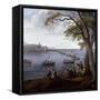 Ferdinand IV Hunting Coots on Lake Fusaro-Jacob Philipp Hackert-Framed Stretched Canvas
