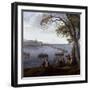 Ferdinand IV Hunting Coots on Lake Fusaro-Jacob Philipp Hackert-Framed Giclee Print