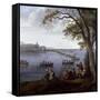 Ferdinand IV Hunting Coots on Lake Fusaro-Jacob Philipp Hackert-Framed Stretched Canvas