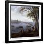 Ferdinand IV Hunting Coots on Lake Fusaro-Jacob Philipp Hackert-Framed Giclee Print