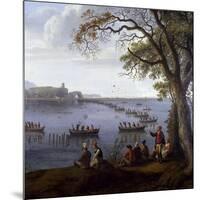 Ferdinand IV Hunting Coots on Lake Fusaro-Jacob Philipp Hackert-Mounted Giclee Print