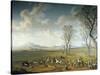 Ferdinand IV Hunting Wild Boar on the Cassano Estate-null-Stretched Canvas