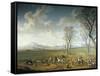 Ferdinand IV Hunting Wild Boar on the Cassano Estate-null-Framed Stretched Canvas