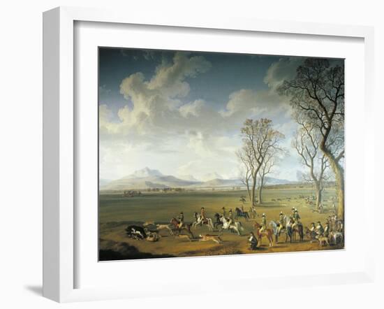 Ferdinand IV Hunting Wild Boar on the Cassano Estate-null-Framed Giclee Print