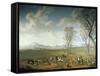 Ferdinand IV Hunting Wild Boar on the Cassano Estate-null-Framed Stretched Canvas