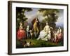 Ferdinand IV King of Naples, and His Family-Angelica Kauffmann-Framed Giclee Print
