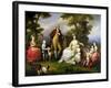 Ferdinand IV King of Naples, and His Family-Angelica Kauffmann-Framed Giclee Print