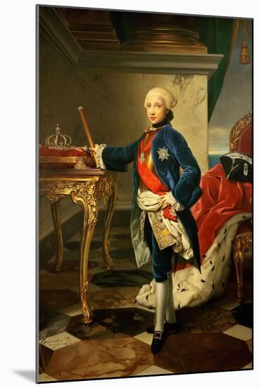Ferdinand IV, King of Naples and the Two Sicilies, 1760-Anton Raphael Mengs-Mounted Giclee Print