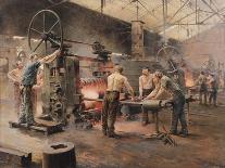 The Rolling Mill-Ferdinand Joseph Gueldry-Framed Stretched Canvas
