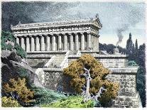 Statue of Olympian Zeus by Pheidias, from a Series of the "Seven Wonders of the Ancient World"-Ferdinand Knab-Giclee Print