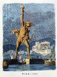 Statue of Olympian Zeus by Pheidias, from a Series of the "Seven Wonders of the Ancient World"-Ferdinand Knab-Giclee Print