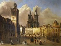 View of the Old Town of Prague with the Church of Our Lady before Tyn-Ferdinand Lepick-Mounted Giclee Print