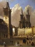 View of the Old Town of Prague with the Church of Our Lady before Tyn-Ferdinand Lepick-Mounted Giclee Print