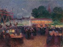 Night Fair at Saint-Pol-De-Léon-Ferdinand Loyen du Puigaudeau-Laminated Giclee Print