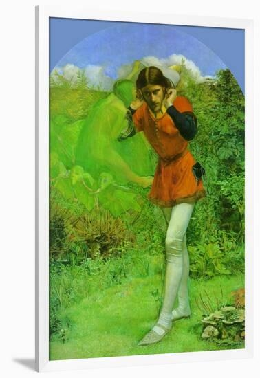 Ferdinand Lured by Ariel-John Everett Millais-Framed Art Print