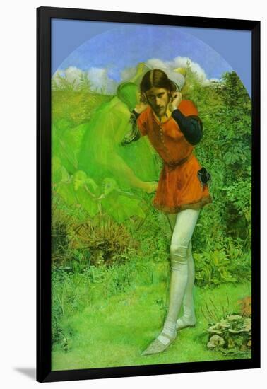 Ferdinand Lured by Ariel-John Everett Millais-Framed Art Print