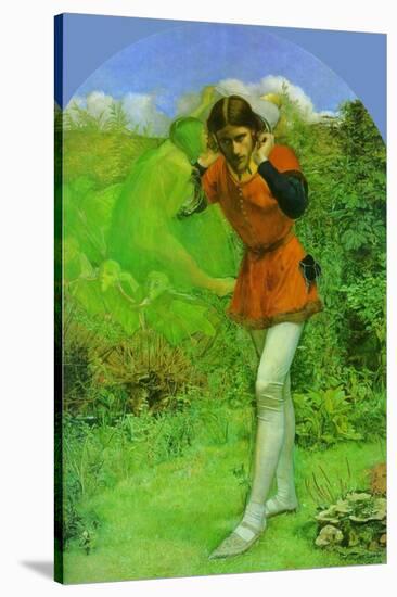 Ferdinand Lured by Ariel-John Everett Millais-Stretched Canvas