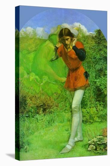 Ferdinand Lured by Ariel-John Everett Millais-Stretched Canvas