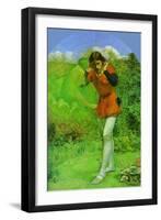 Ferdinand Lured by Ariel-John Everett Millais-Framed Art Print