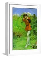 Ferdinand Lured by Ariel-John Everett Millais-Framed Art Print