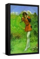 Ferdinand Lured by Ariel-John Everett Millais-Framed Stretched Canvas
