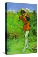 Ferdinand Lured by Ariel-John Everett Millais-Stretched Canvas