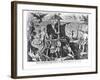 Ferdinand Magellan (circa 1480-1521) on Board His Caravel, 1522-Jan van der Straet-Framed Giclee Print