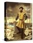 Ferdinand Magellan, Portuguese Navigator who Circumnavigated the Globe-Antonio Menendez-Stretched Canvas