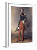 Ferdinand Philippe, duc d'Orléans (1810-1842), en uniforme d'officier général (portrait posthume)-Franz Xaver Winterhalter-Framed Giclee Print