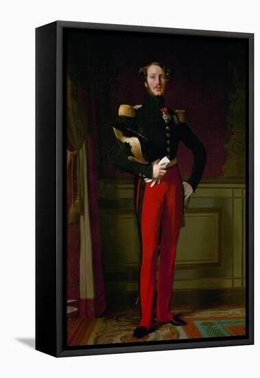 Ferdinand Philippe, Duc D'Orleans, Son of King Louis Philippe of the French-Jean-Auguste-Dominique Ingres-Framed Stretched Canvas