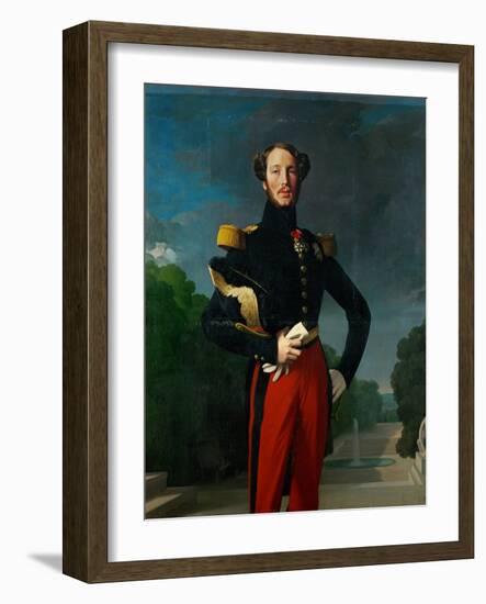 Ferdinand Philippe Louis, Duc D'Orleans (1810-1842)-Jean-Auguste-Dominique Ingres-Framed Giclee Print