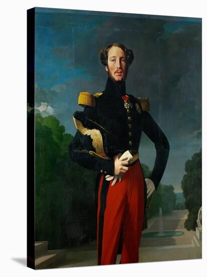 Ferdinand Philippe Louis, Duc D'Orleans (1810-1842)-Jean-Auguste-Dominique Ingres-Stretched Canvas